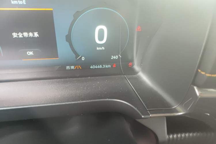 Used Ford Ranger 2023 Wild Terrain 4x4 Automatic Version Gasoline Odometer Close Up