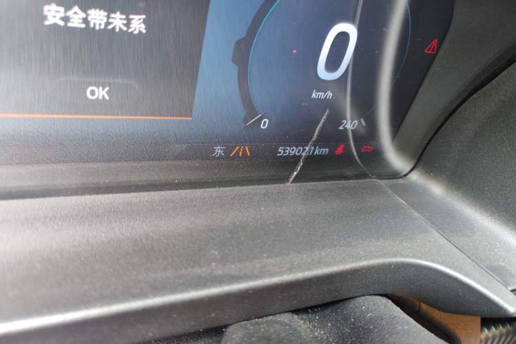 Used Ford Ranger 2023 1st Edition Gasoline Model Odometer Close Up