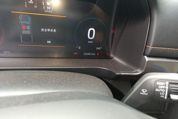 Used Ford Ranger 2023 Trailblazer 4x4 Automatic Version – Gasoline Odometer Close Up