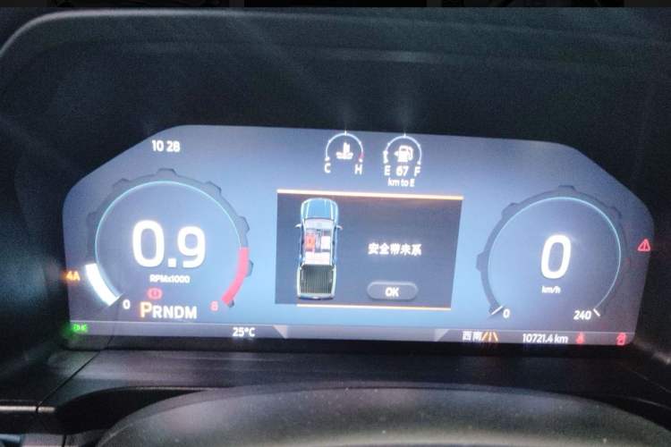 Used Ford Ranger 2023 Wild Terrain 4x4 Automatic Version Gasoline Odometer Close Up