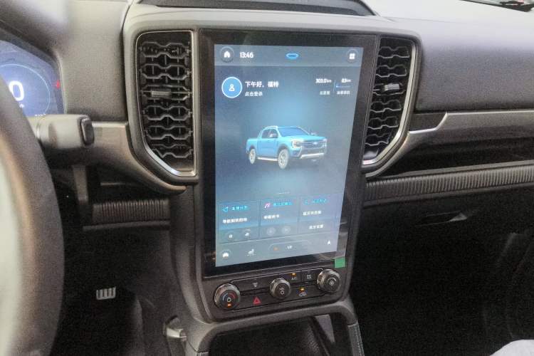 Used Ford Ranger 2023 Shanlin 4x4 Automatic Version Gasoline Audio And AC Panel