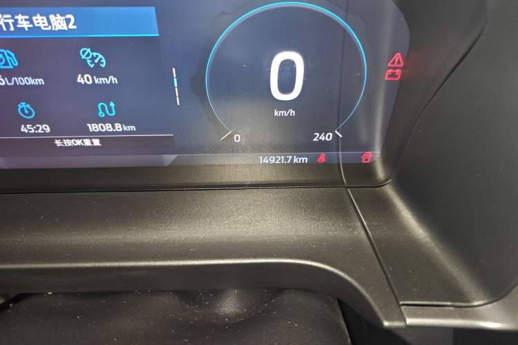 Used Ford Ranger 2023 Shanlin Two-Wheel Drive Manual Gasoline Model Odometer Close Up