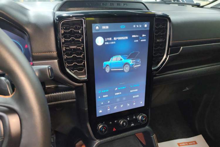 Used Ford Ranger 2023 Trailblazer 4x4 Automatic Off-Road Version – Gasoline Audio And AC Panel