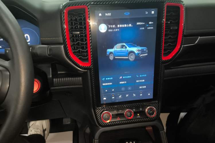Used Ford Ranger 2023 Trailblazer 4x4 Automatic Version – Gasoline Audio And AC Panel