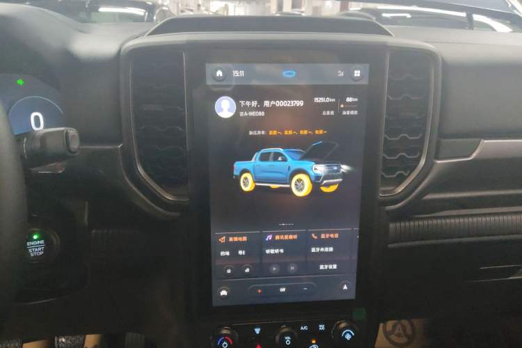 Used Ford Ranger 2023 Shanlin 4x4 Manual Transmission Gasoline Model Audio And AC Panel