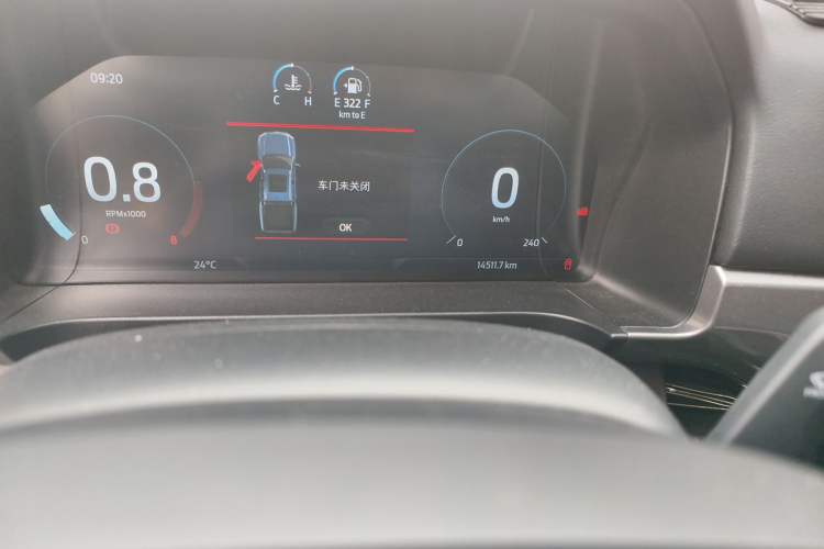 Used Ford Ranger 2023 Shanlin Two-Wheel Drive Manual Gasoline Model Odometer Close Up