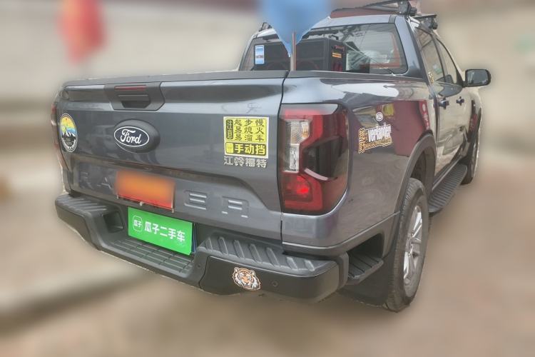 Used Ford Ranger 2023 Shanlin Two-Wheel Drive Manual Gasoline Model Rear Right 45 Deg