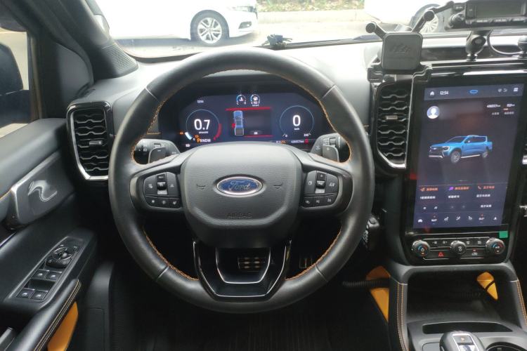 Used Ford Ranger 2023 Wild Terrain 4x4 Automatic Version Gasoline Steering Wheel