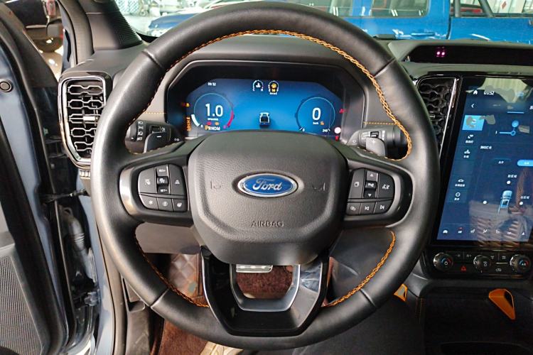 Used Ford Ranger 2023 Wild Terrain 4x4 Automatic Version Gasoline Steering Wheel