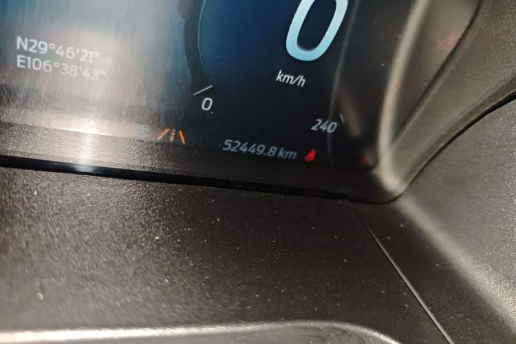 Used Ford Ranger 2023 Trailblazer 4x4 Automatic Diesel Odometer Close Up