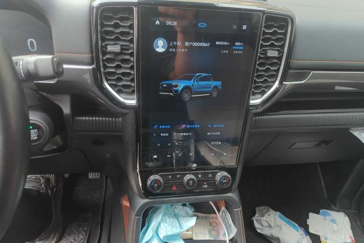 Used Ford Ranger 2023 Trailblazer 4x4 Automatic Off-Road Version – Gasoline Audio And AC Panel