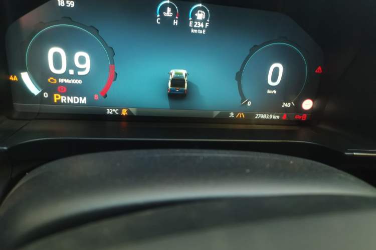 Used Ford Ranger 2023 Trailblazer 4x4 Automatic Version – Gasoline Odometer Close Up