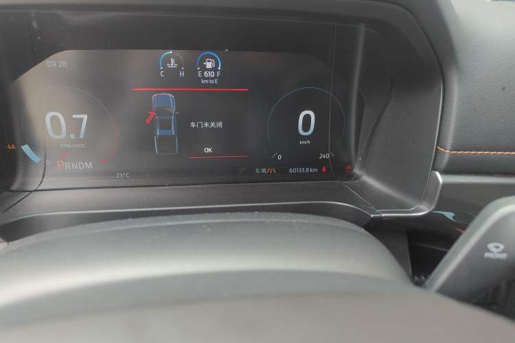 Used Ford Ranger 2023 Trailblazer 4x4 Automatic Off-Road Version – Gasoline Odometer Close Up