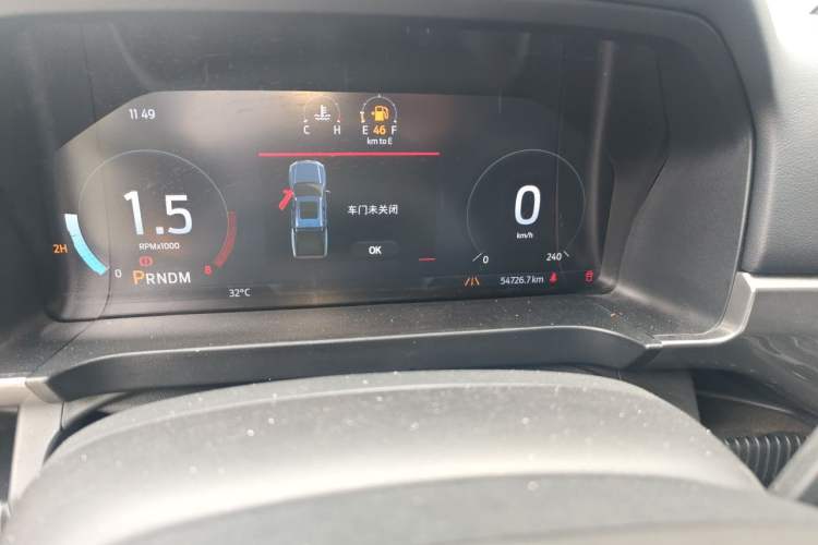 Used Ford Ranger 2023 Shanlin 4x4 Automatic Version Gasoline Odometer Close Up