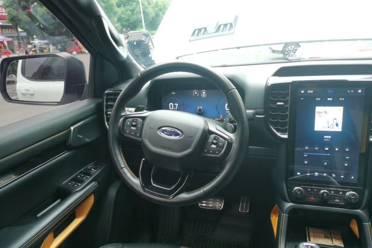 Used Ford Ranger 2023 Wild Terrain 4x4 Automatic Version Gasoline Steering Wheel