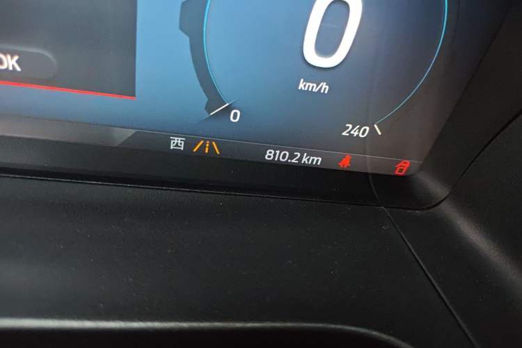 Used Ford Ranger 2023 Wild Terrain 4x4 Automatic Version Gasoline Odometer Close Up