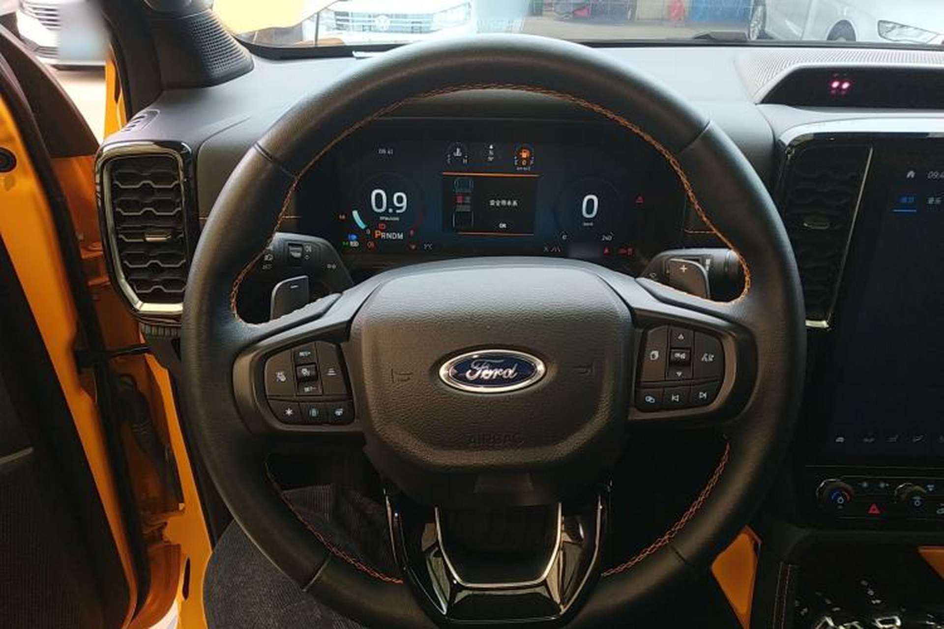 Used Ford Ranger 2023 Wild Terrain 4x4 Automatic Version Gasoline Steering Wheel