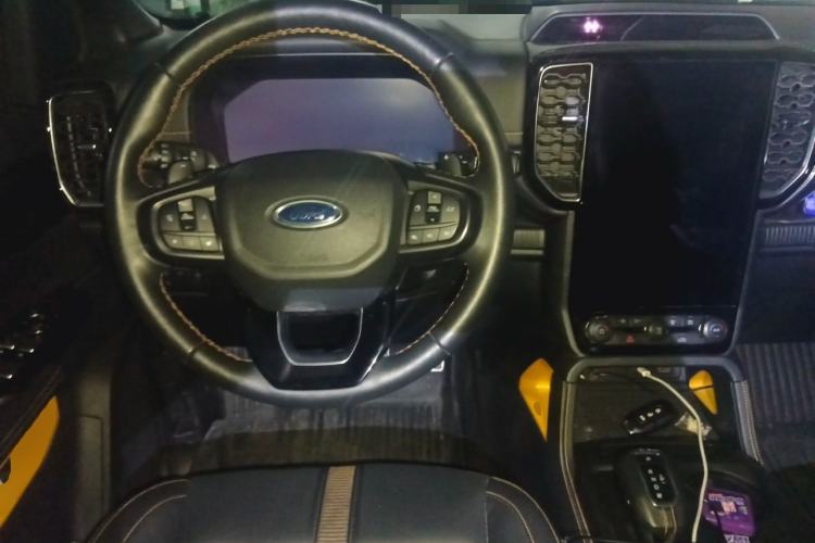 Used Ford Ranger 2023 Wild Terrain 4x4 Automatic Version Gasoline Steering Wheel