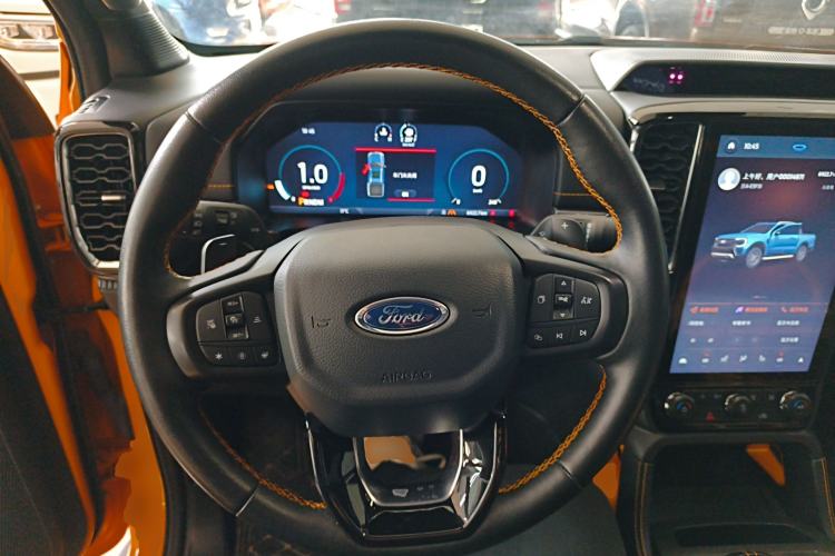 Used Ford Ranger 2023 Wild Terrain 4x4 Automatic Version Gasoline Steering Wheel