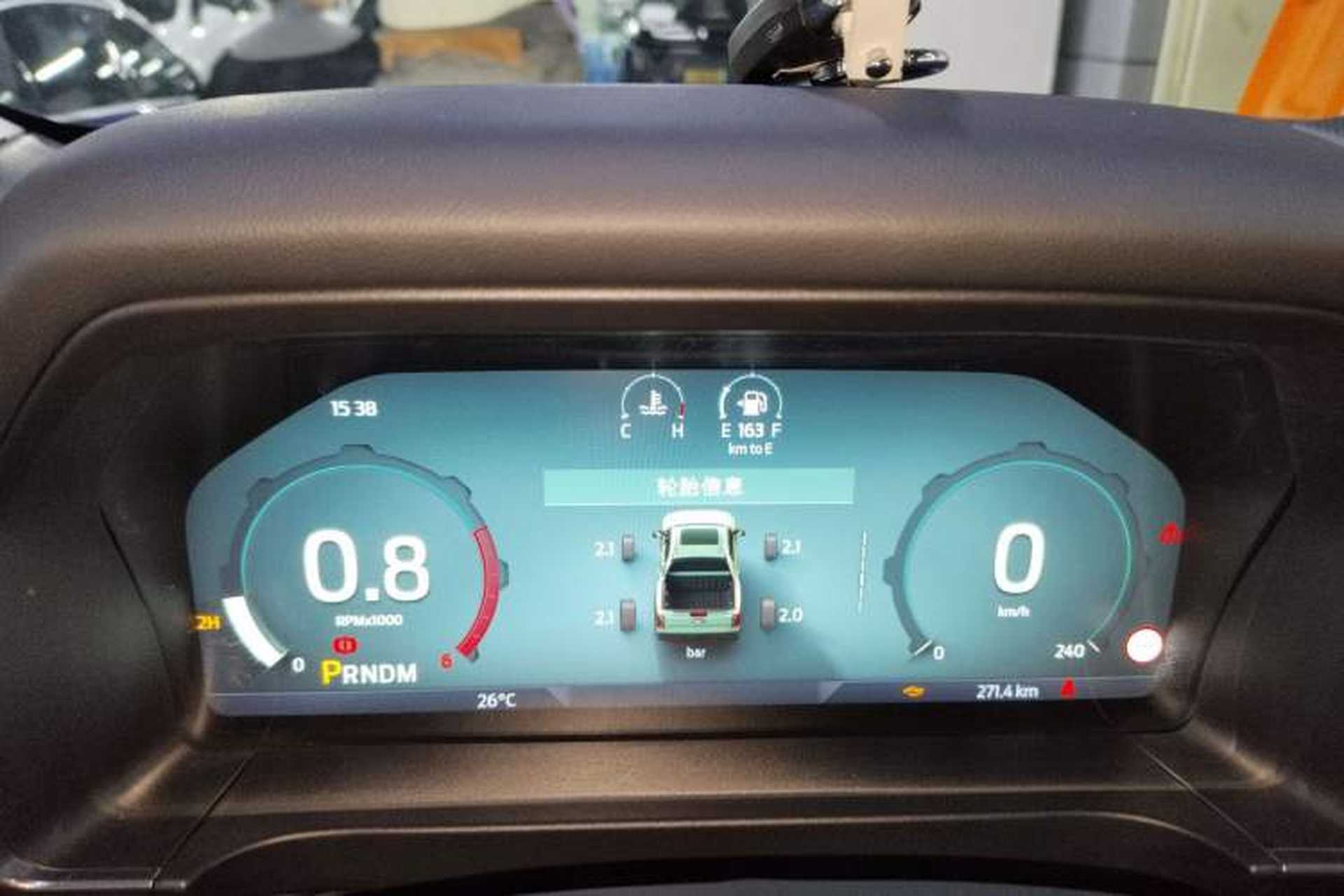Used Ford Ranger 2025 Explore Four-Wheel Drive Automatic Version Diesel Instrument Cluster