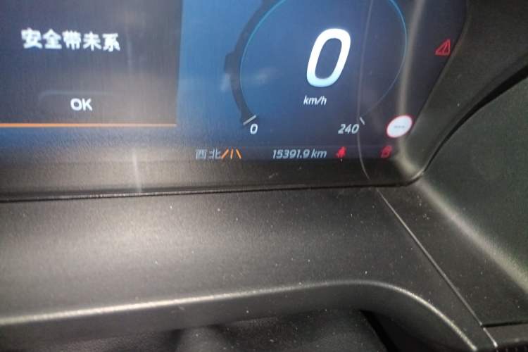Used Ford Ranger 2025 Explore Four-Wheel Drive Automatic Off-Road Version Diesel Odometer Close Up