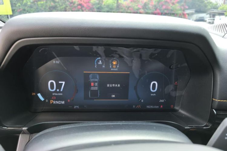 Used Ford Ranger 2025 Sand Fox Special Edition Gasoline Odometer Close Up