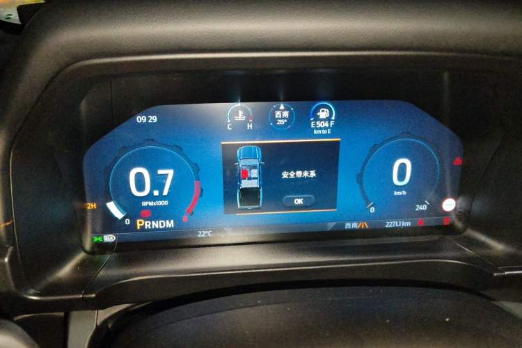 Used Ford Ranger 2025 Explore Four-Wheel Drive Automatic Off-Road Version – Gasoline Instrument Cluster
