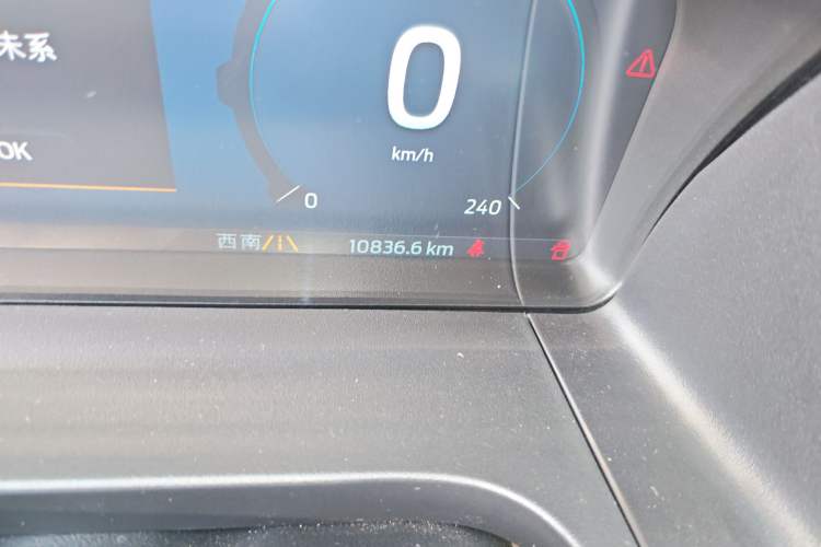 Used Ford Ranger 2025 Sand Fox Special Edition Gasoline Odometer Close Up