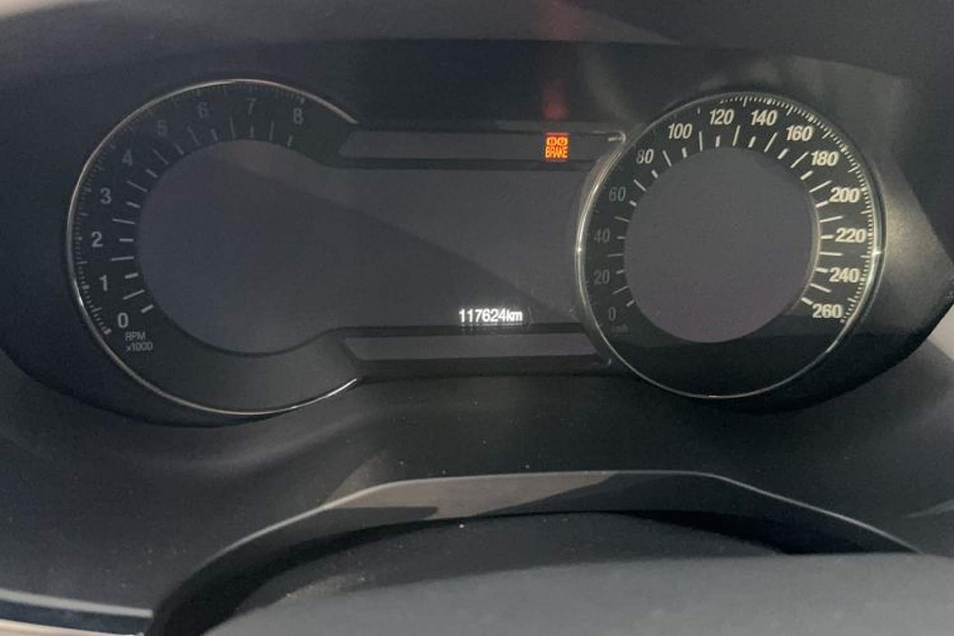 Used Ford Taurus 2015 EcoBoost 325 V6 Flagship Model Odometer Close Up