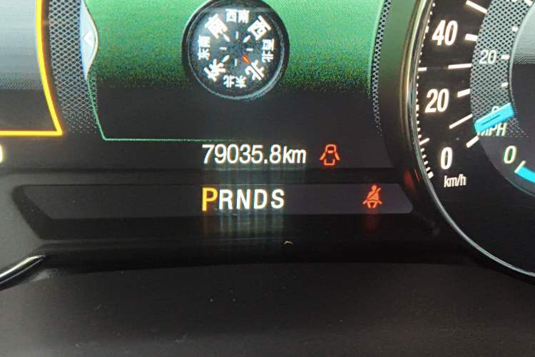 Used Ford Taurus 2015 EcoBoost 245 Ultimate Model Odometer Close Up