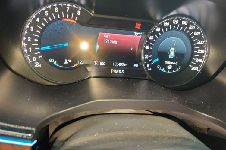 Used Ford Taurus 2015 EcoBoost 325 V6 Flagship Model Odometer Close Up