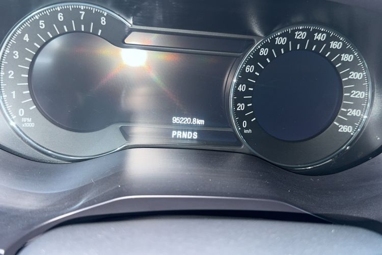 Used Ford Taurus 2015 EcoBoost 245 Ultimate Model Odometer Close Up