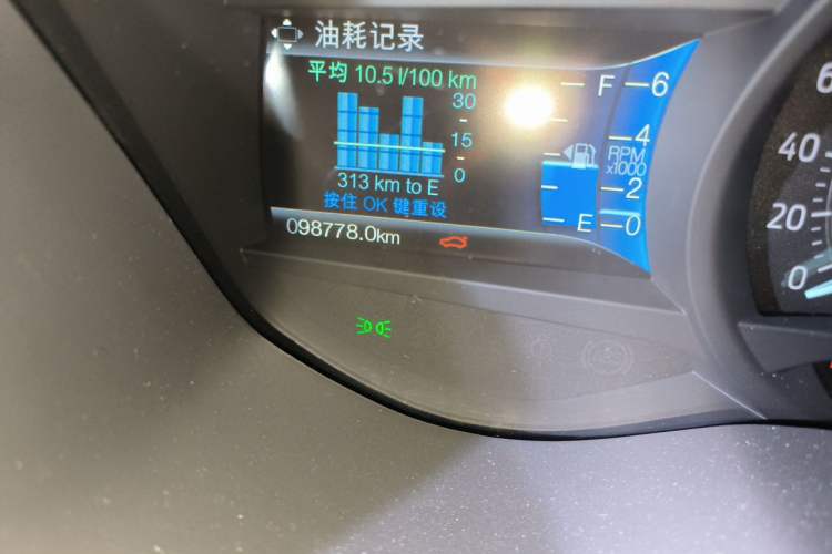 Used Ford Taurus 2015 EcoBoost 245 Fashion Edition Odometer Close Up