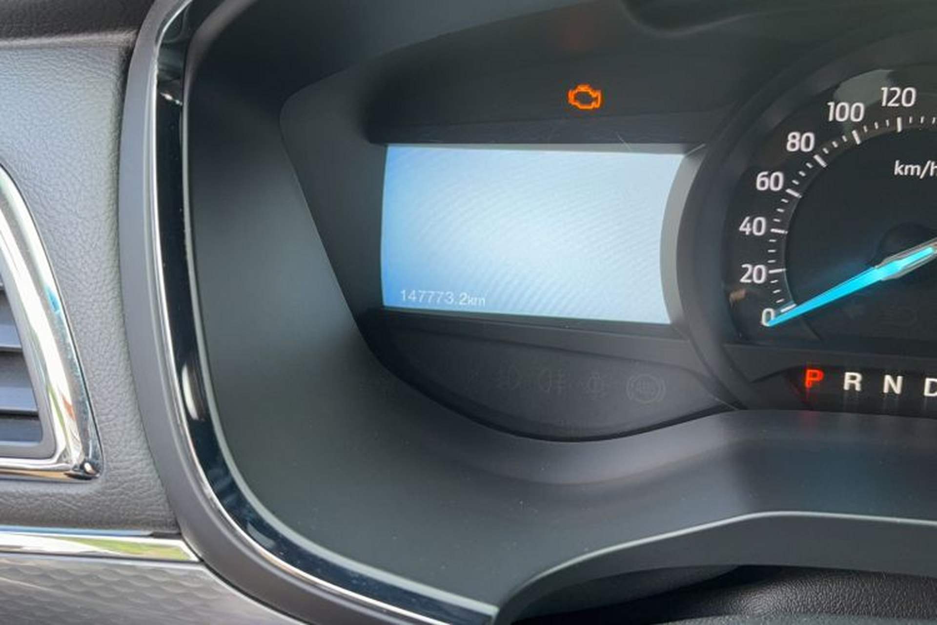 Used Ford Taurus 2016 EcoBoost 180 Luxury Model Odometer Close Up