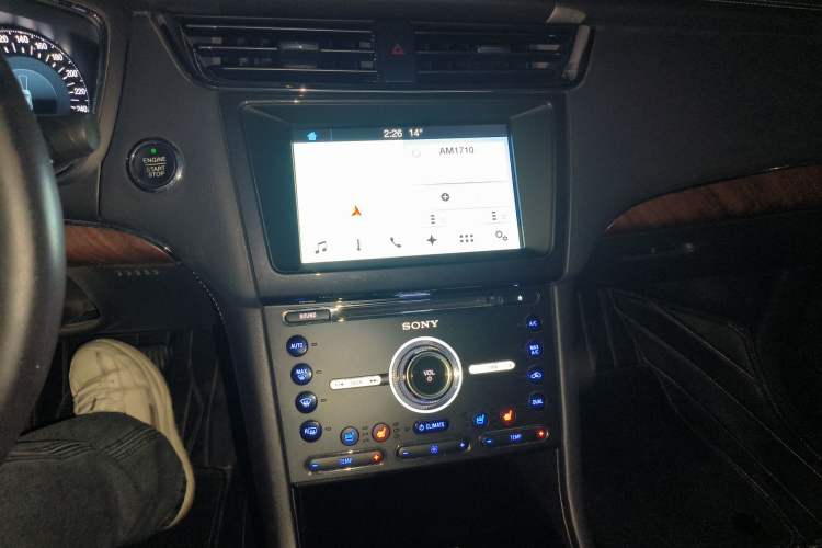 Used Ford Taurus 2017 EcoBoost 325 V6 Flagship Model Audio And AC Panel