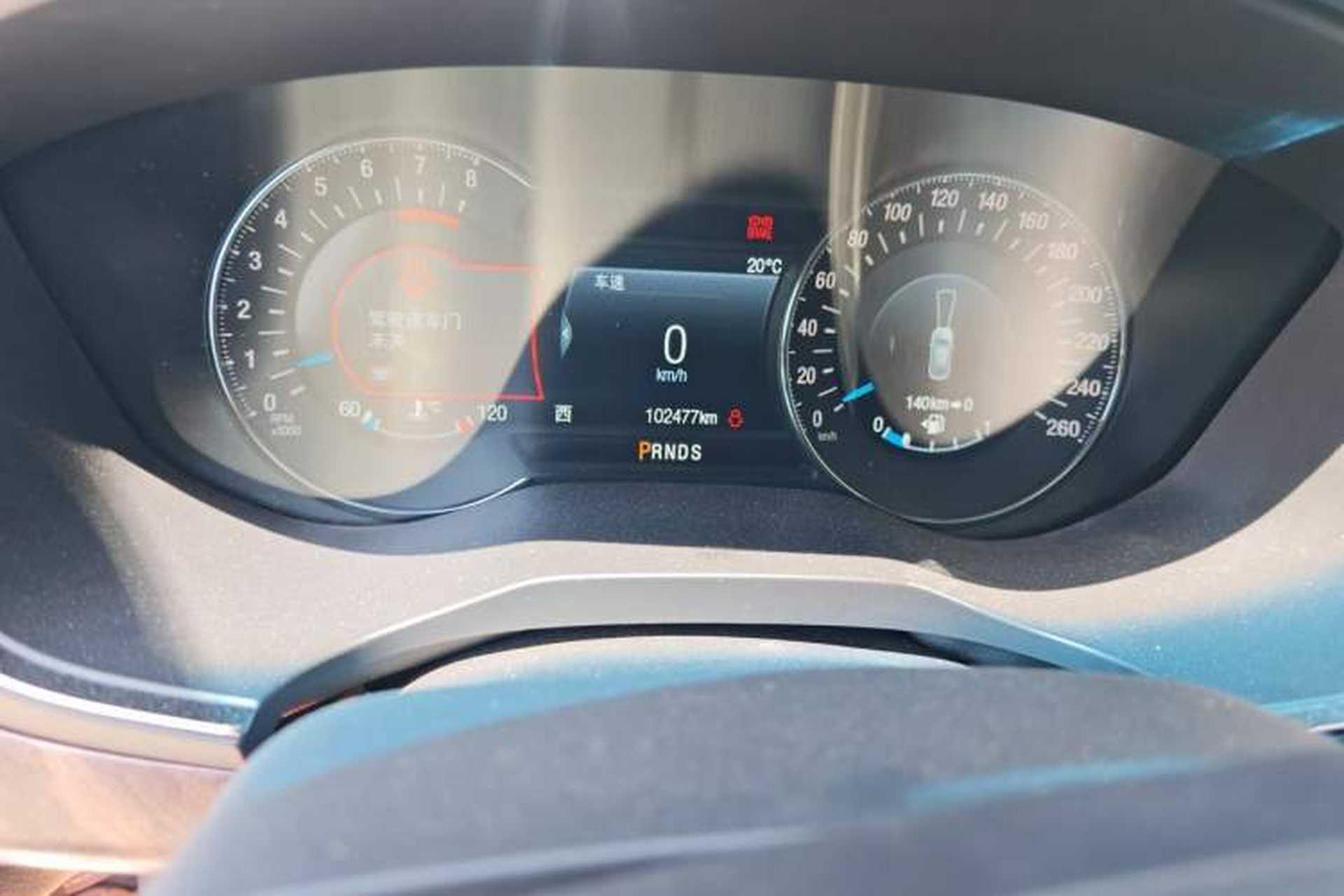 Used Ford Taurus 2017 EcoBoost 325 V6 Flagship Model Odometer Close Up