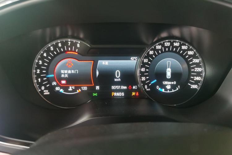 Used Ford Taurus 2017 EcoBoost 245 Flagship Model Odometer Close Up