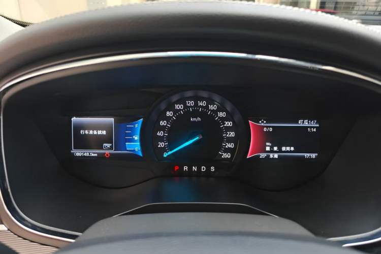 Used Ford Taurus 2017 EcoBoost 245 Luxury Model Odometer Close Up