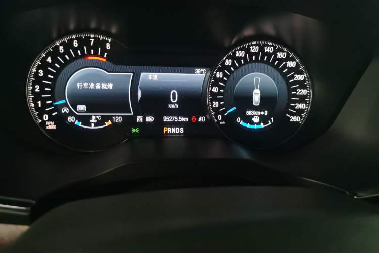 Used Ford Taurus 2017 EcoBoost 245 Flagship Model Odometer Close Up