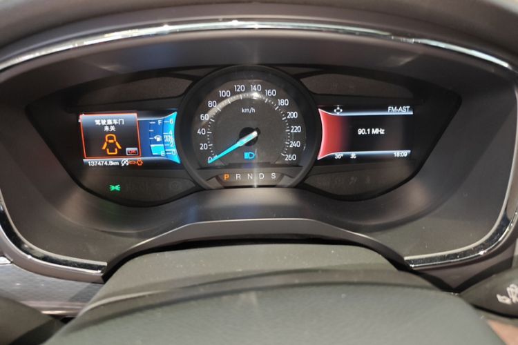 Used Ford Taurus 2017 EcoBoost 245 Fashion Edition Odometer Close Up