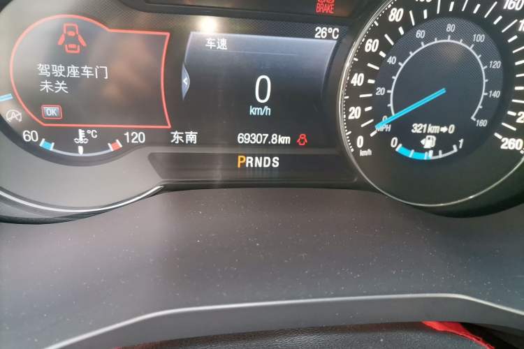 Used Ford Taurus 2018 EcoBoost 245 Premier Edition China V Standard Odometer Close Up