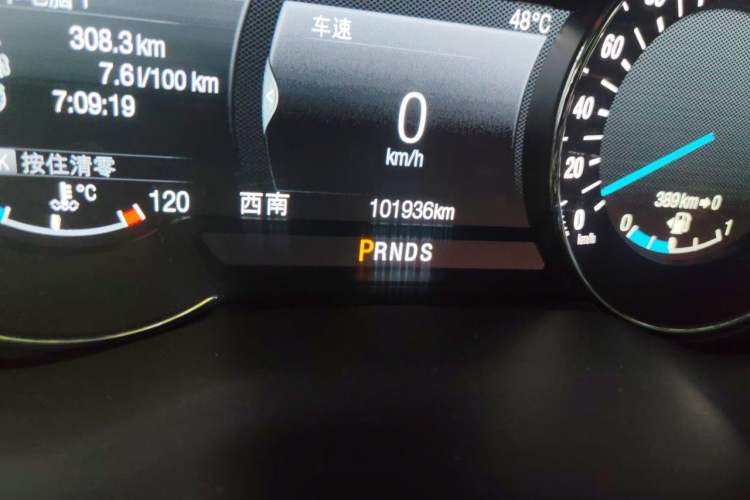 Used Ford Taurus 2018 EcoBoost 245 Premier Edition China V Standard Odometer Close Up
