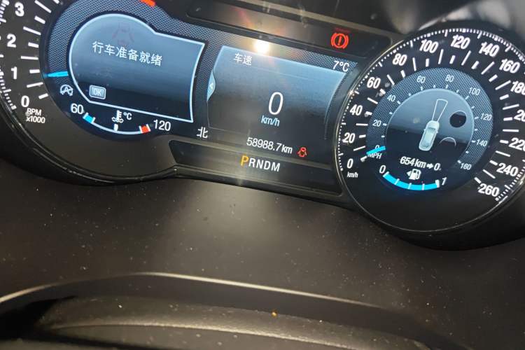 Used Ford Taurus 2019 EcoBoost 245 Premium Edition Odometer Close Up