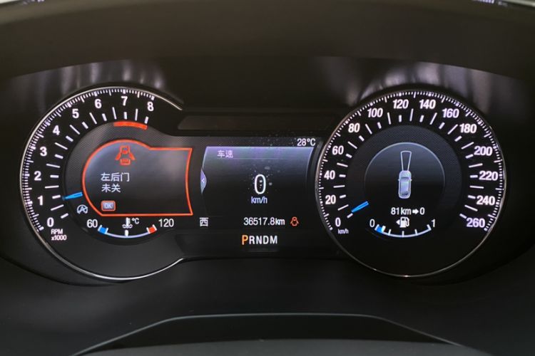 Used Ford Taurus 2019 EcoBoost 245 Premium Edition Odometer Close Up
