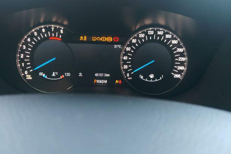 Used Ford Taurus 2019 EcoBoost 245 Premium Edition Odometer Close Up