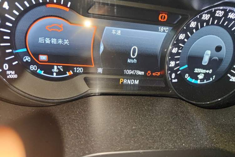 Used Ford Taurus 2019 EcoBoost 245 Premium Edition Odometer Close Up