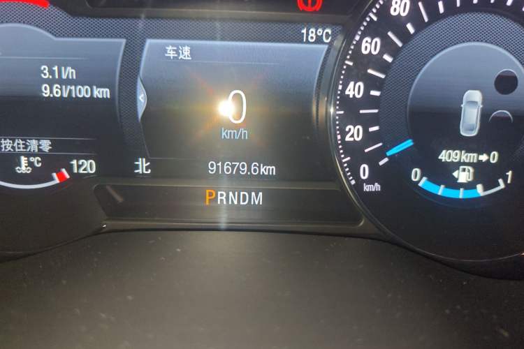 Used Ford Taurus 2019 EcoBoost 245 Premium Edition Odometer Close Up