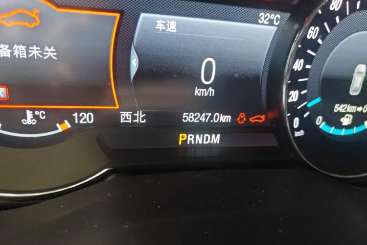 Used Ford Taurus 2019 EcoBoost 245 Premium Edition Odometer Close Up