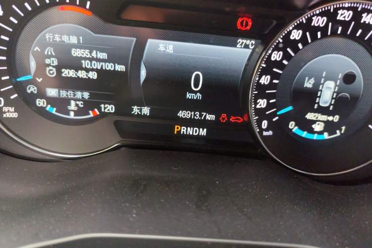 Used Ford Taurus 2019 EcoBoost 245 Premium Edition Odometer Close Up