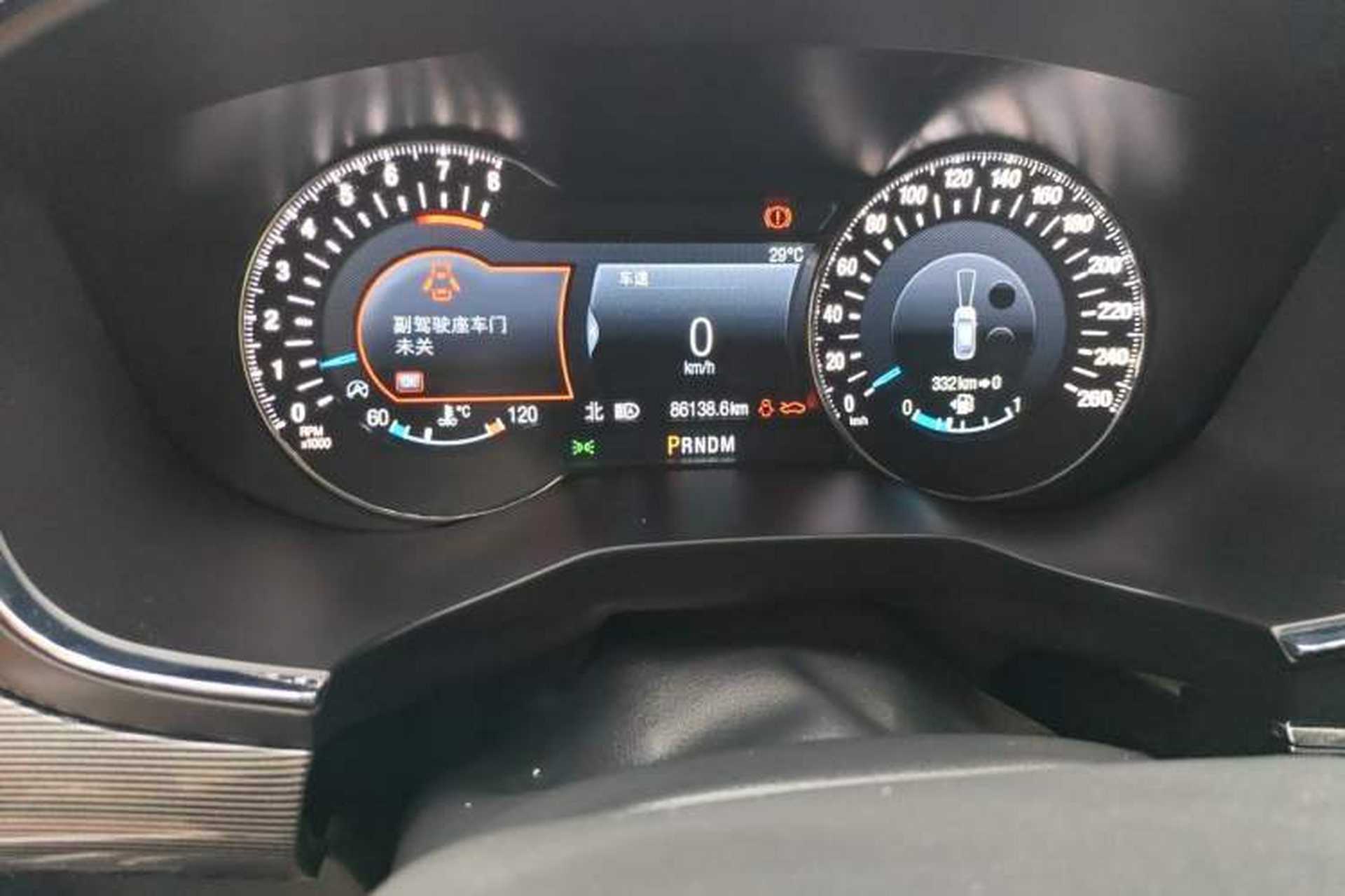 Used Ford Taurus 2019 EcoBoost 245 Premium Edition Odometer Close Up
